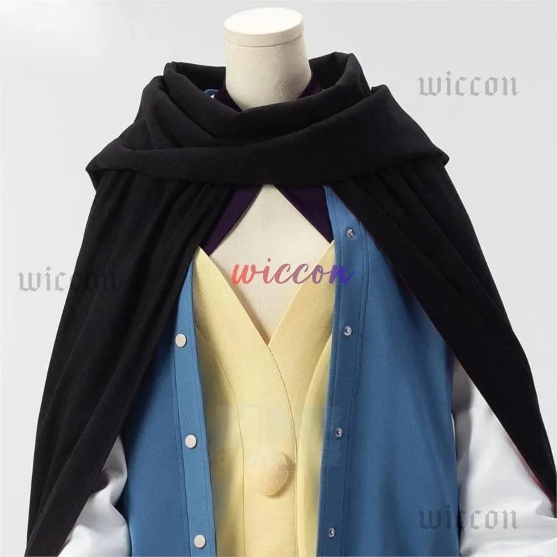 

Anime Dandadan Cosplay Seiko Ayase Costume Cape Seiko Ayase Wig Earrings Glasses Prop Halloween Party Women Uniform Customize GK