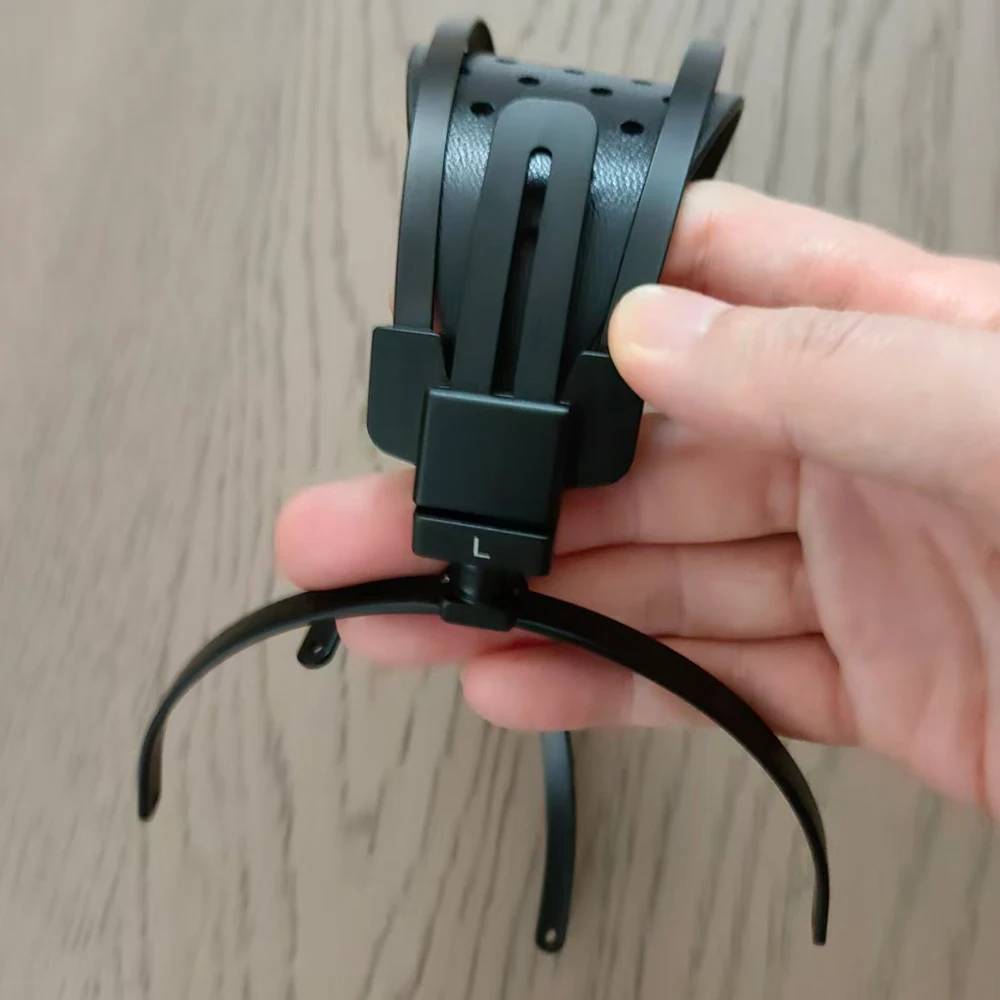 ELFINEAR DIY-Kopfhörer-Kopfband, 100 mm/110 mm/120 mm, Kopfband aus Aluminiumlegierung und echtem Leder für Over-Ear-Kopfhörer – Detail 9