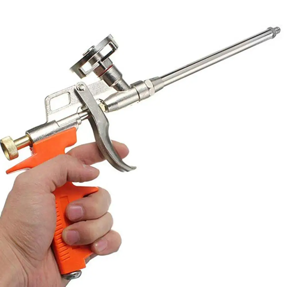 

Foam Expanding Spray Gun Foaming Jet Glue Gun,Metal Polyurethane Trigger Sprayer Pump Sealant Caulking Tool for House Renovation