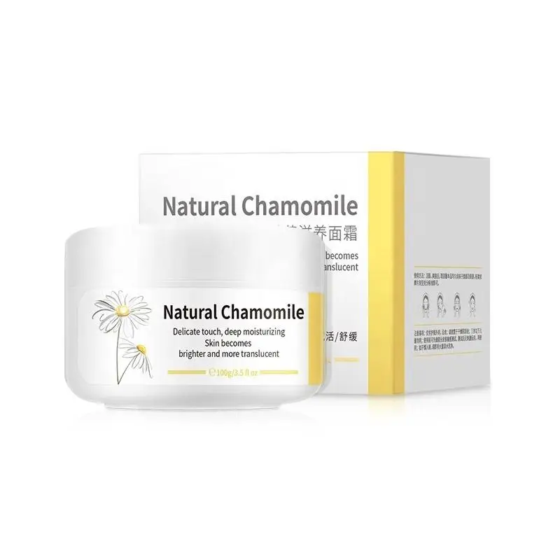 Custom natural hidratante camomila creme clareamento anti-envelhecimento pele reparação creme