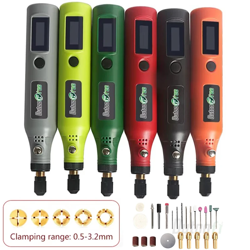 Mini Wireless Drill Engraving Pen Polishing Pen USB Cordless Rotating Tool Woodworking Professional Electric Tool