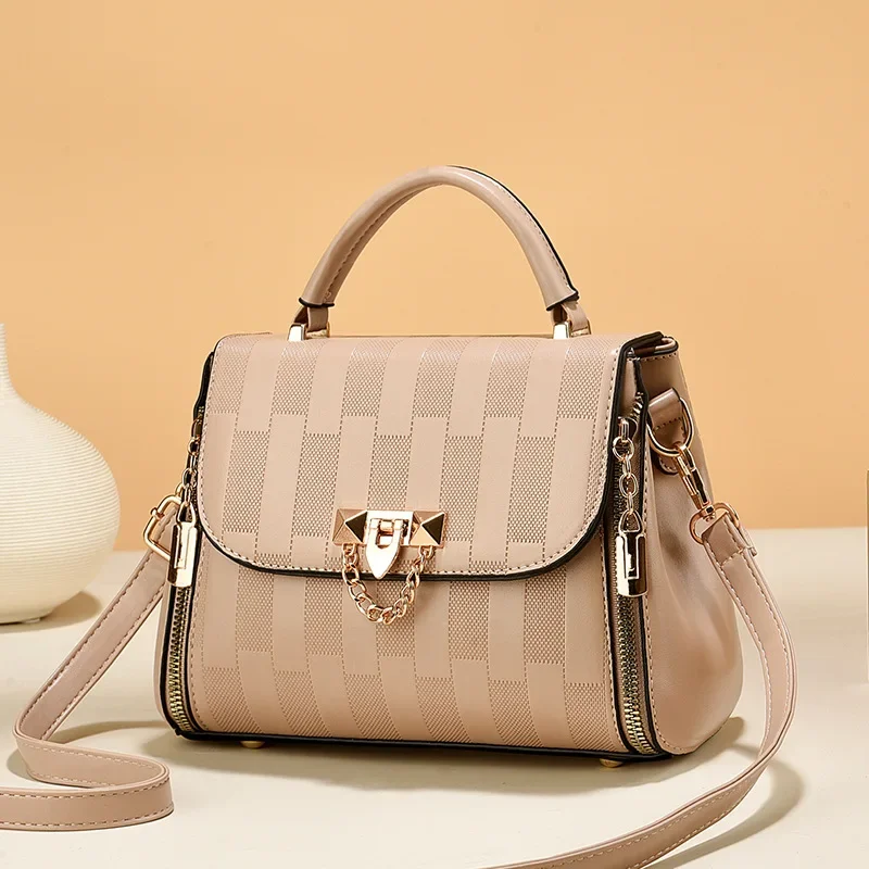 

Модная трендовая женская маленькая квадратная сумка, новая вместительная сумка через плечо, дизайнерская сумка-тоут класса люкс