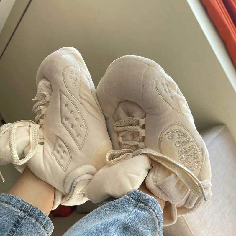 شخصية الرجال النعال المنزل داخلي زوجين المنزل نعال قماش شتاء دافئ و السمين أحذية قطنية هدايا للرجال Pantoufle