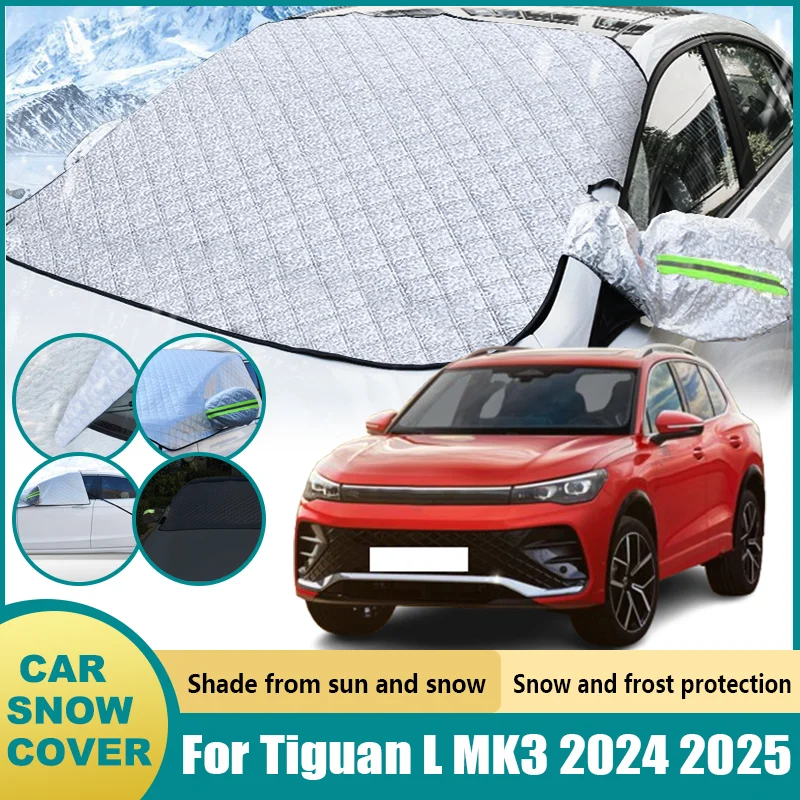 

Car Sunshade For Volkswagen VW Tiguan L MK3 2024 2025 Accessories Windshield Rain Cover Snow Shield Anti-dirty Waterproof Tools