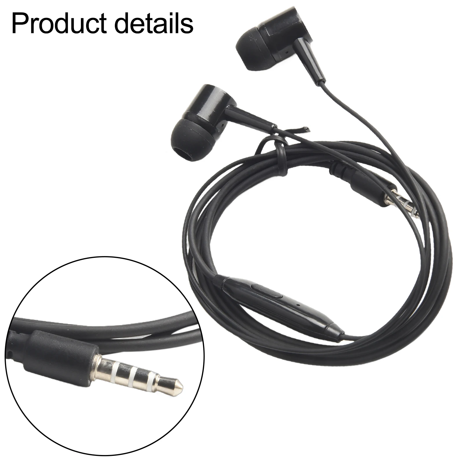 In-Ear Earbuds With Built-in Mic Bass Wired Headphones Gaming Headset Music Earphones For Mobile Phone Computer  ﻿