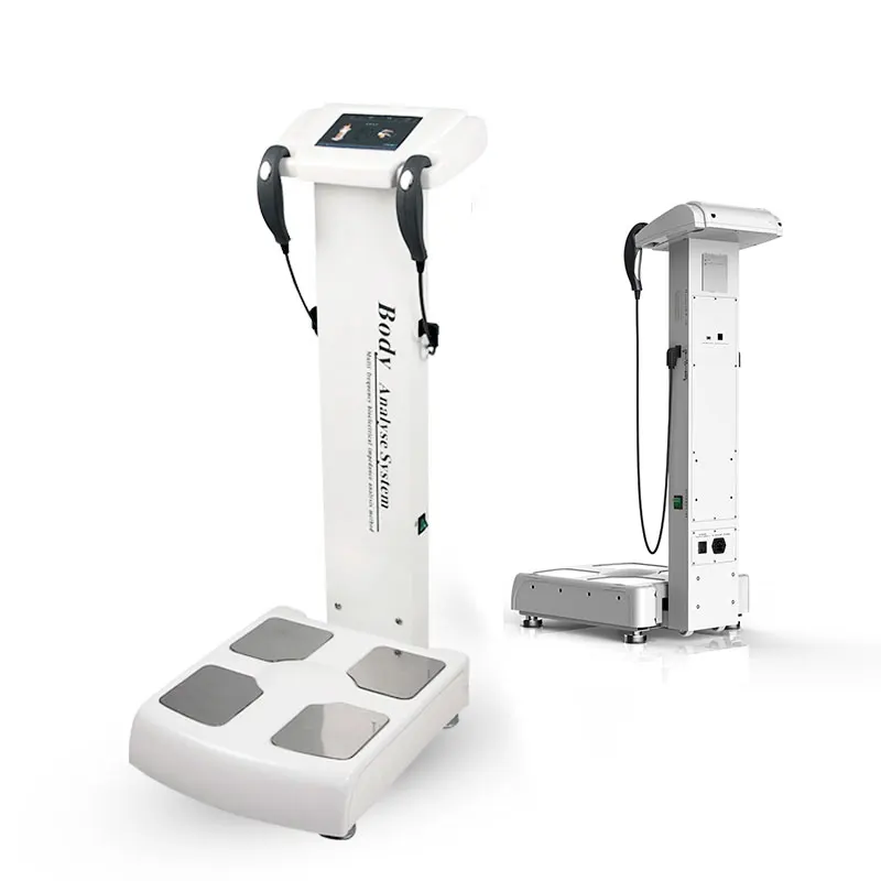 Stand body composition analyzer for salon use