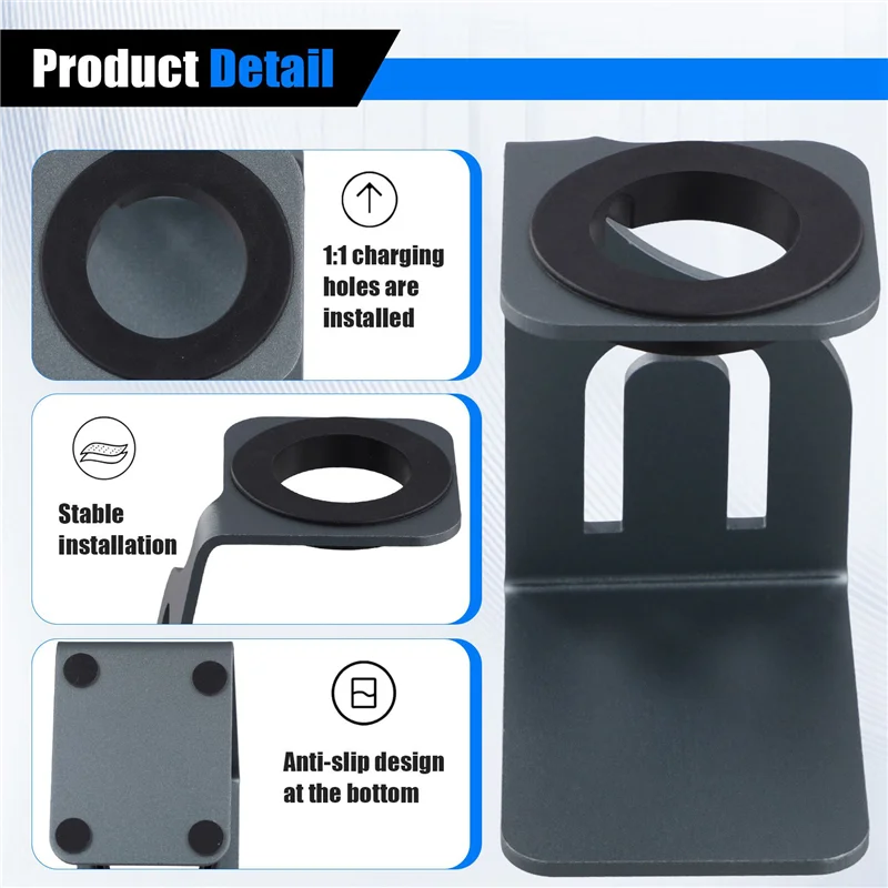 ZIZI 2X Supporto per caricabatterie per Galaxy Watch 7/FE/6 Classic/Watch 5/5 Pro Staffa di ricarica Supporto per caricabatterie Dock Station