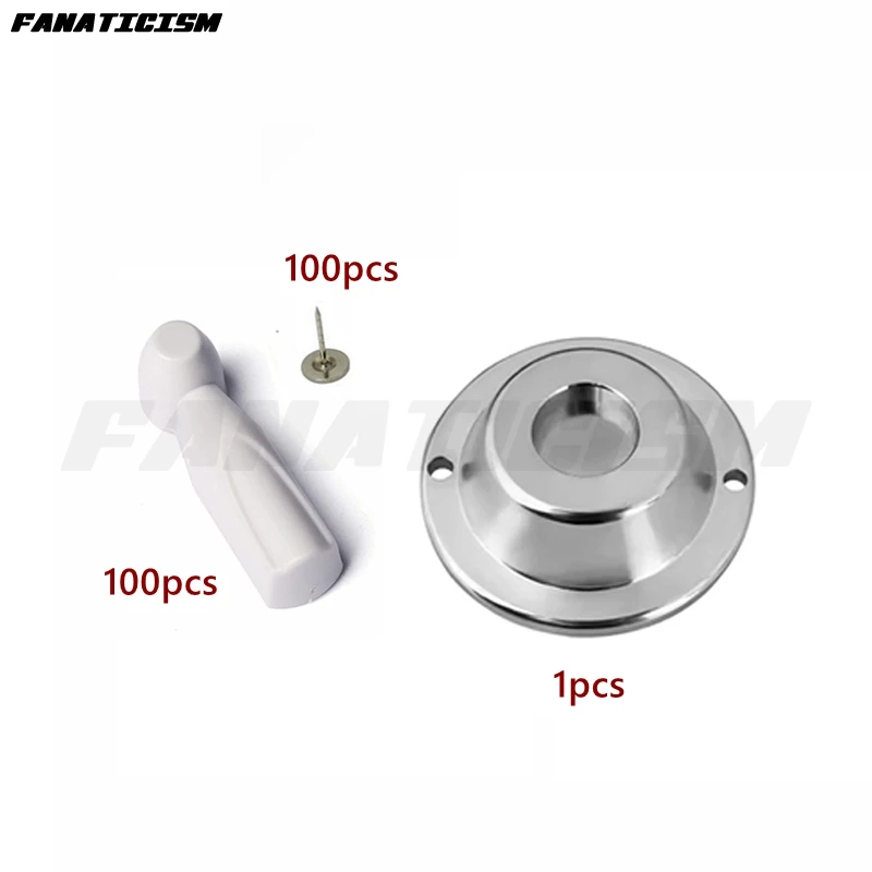 

100Pcs AM 58KHz 46mm Grey ABS Material security hard tag for store, EAS System pencil Tag for Supermark With Magnet Lock Opener