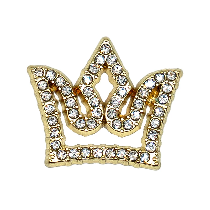 10 Stück Bling + 10 Stück 2D Parfüm-Kronen-Herz Metall-Schuh-Charms Lippenstift Kamera Schuh-Dekorationszubehör Clog für Kinder Geschenk – Detail 20