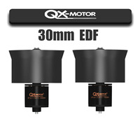 QX-Motor 30mm EDF 6 Blades Ducted Fan With QF1611(1311) 6000KV 7000KV 5000KV Brushless Motor For DIY RC Airplanes Model Parts