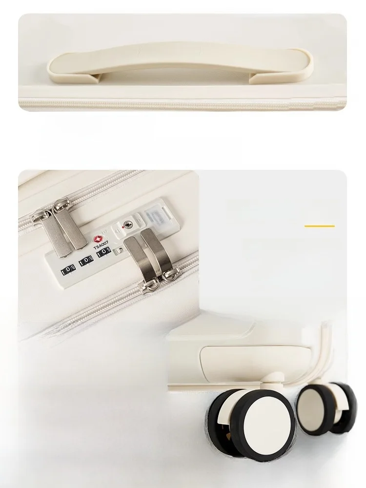 

Aluminum Suitcase Large Capaci Password Travel Suitcase with Universal Wheels Expandable Layer for Men And Women