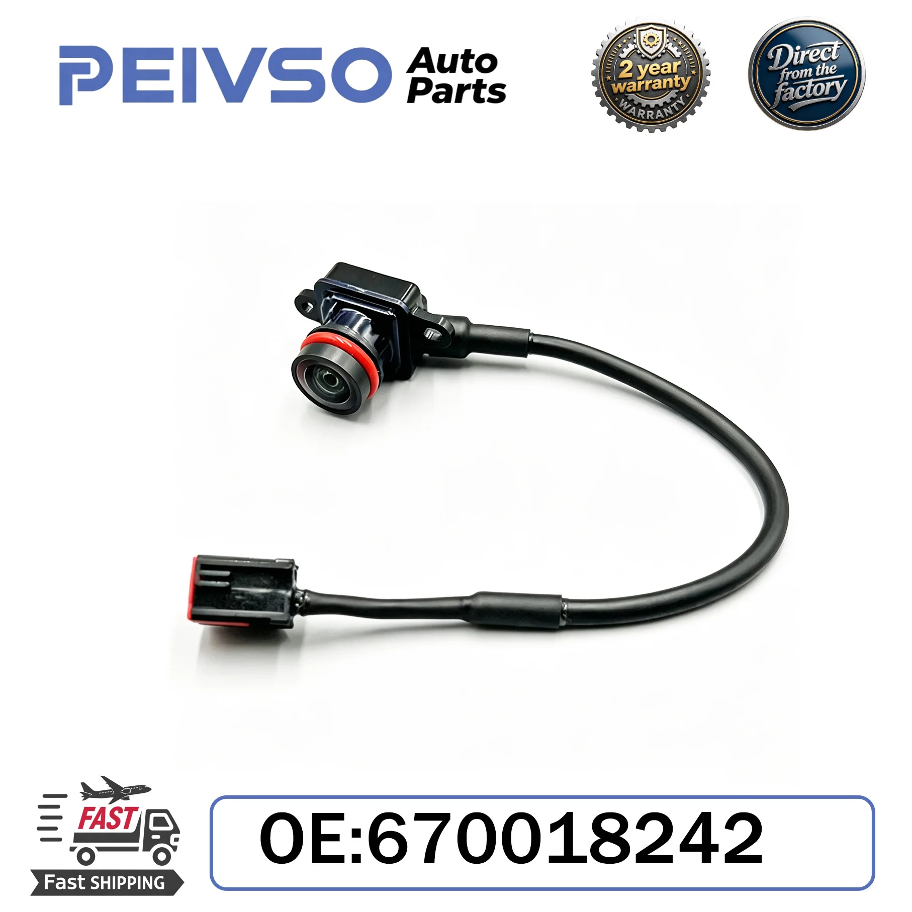 

PEIVSO 670018242 Rear View Reverse Parking Assist Backup Camera For Maserati Quattroporte 2013-2016 Maserati Ghibli 2014-2016