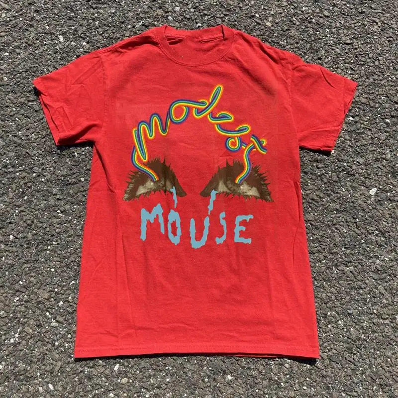 

Vtg Modest Mouse Band Red T Shirt Artwork Unisex All Sizes Jn615