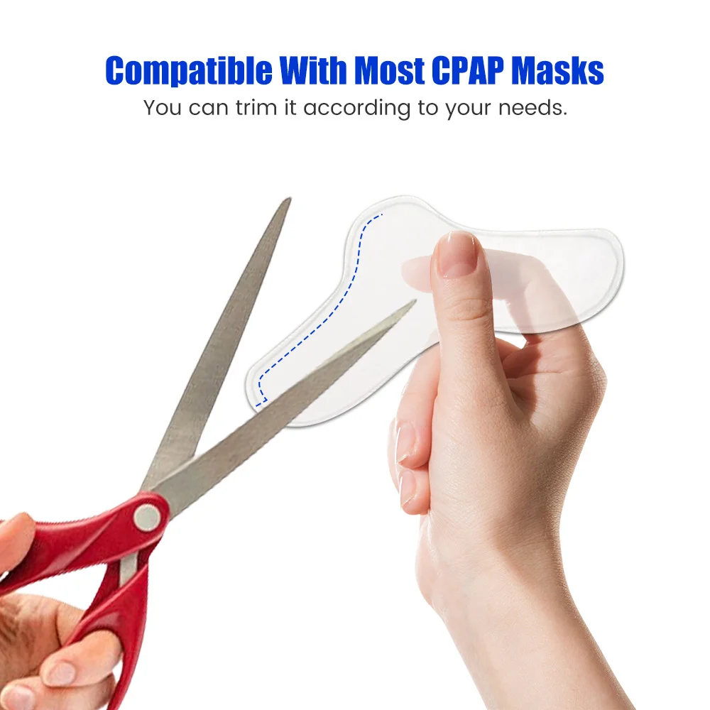 20-1 Pieces CPAP Nose Pads Silicone Nasal Pads Sleep Apnea Mask Comfort Pad Anti-indentation Cushion CPAP Supplies Dropshipping