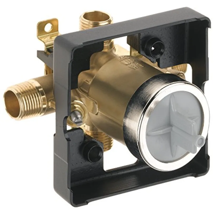 

Faucet R10000-UNWS MultiChoice Universal Tub and Shower Valve Body for Tub Faucet Trim Kits with Screwdriver Stops