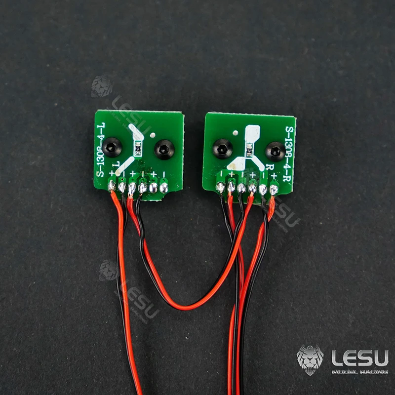 

Rear Lights 3V for 1/14 LESU RC Hydraulic Skid Steer Loader Remote Control Toys Model Car Accessories Th18257-SMT3