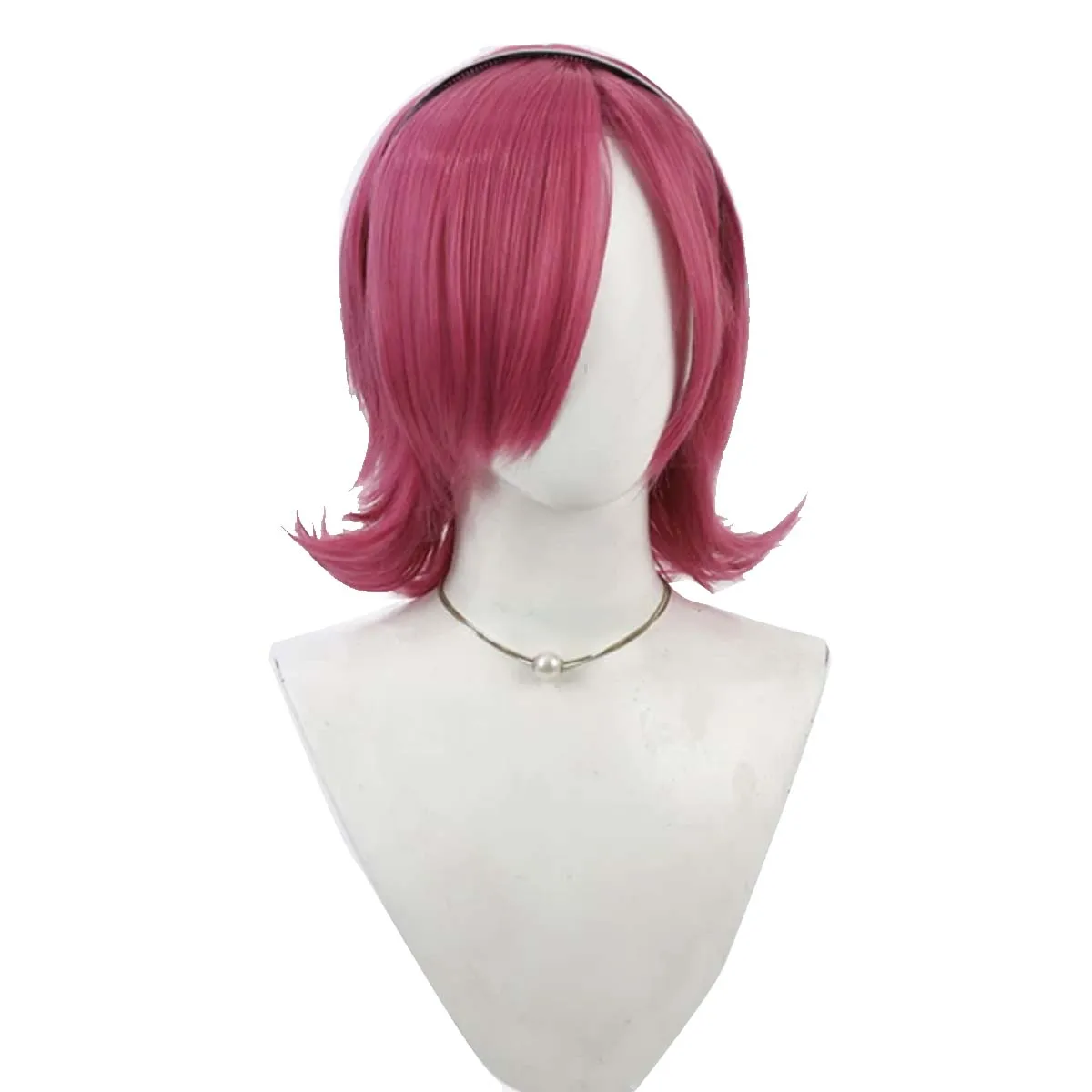 Women Anime Pirate Vinsmoke Reiju Cosplay Pink Heat Resistant Hair Wig