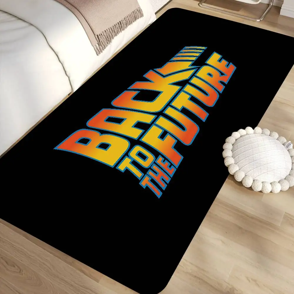 Science Fiction Comedy Back To The Future Floor Mat Cheaper Anti-slip Modern Living Room Balcony Printed Bedside Mats