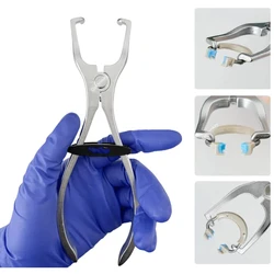 Dental Ring Placement Forceps Premier Matrix Clamp Place Separator Hold Fits for Composi Tight 3D Fusion Ring Placement Forceps