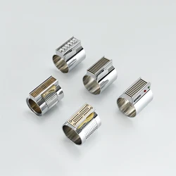 DamienSaber Metal Hilt Parts Button Box For Obi Wan Luke Skywalker Lightsbaer Custom Handles Accessories