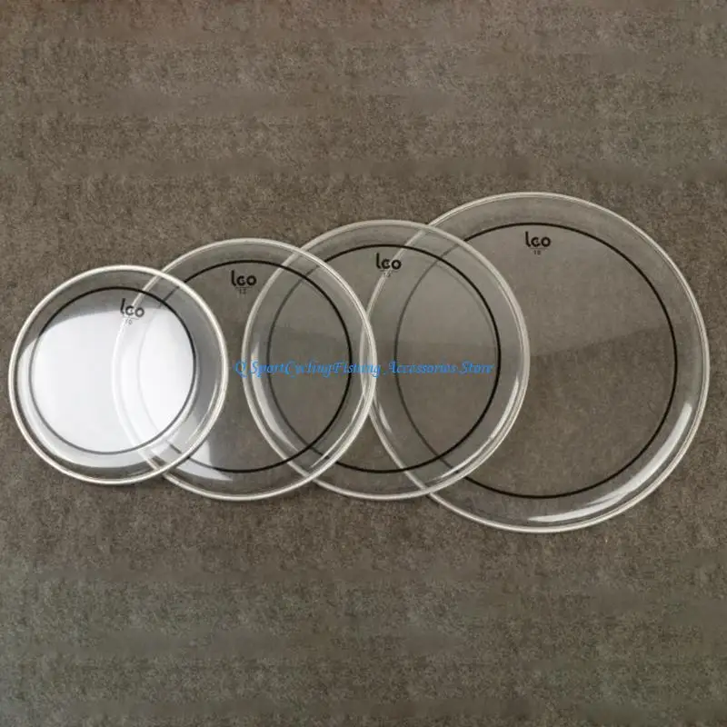  Double Layer Bass Drum Patches Skin Protector for Kick Bass Durm Parts Durable