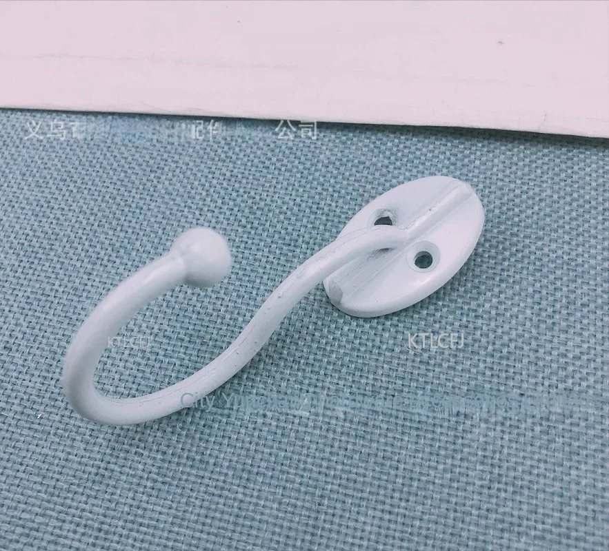 1Pcs Hook Single Hook behind the Door Question Mark Open-Mounted Clothes Hook Cabinet Hanging Single Hook Wholesale Alloy Hook