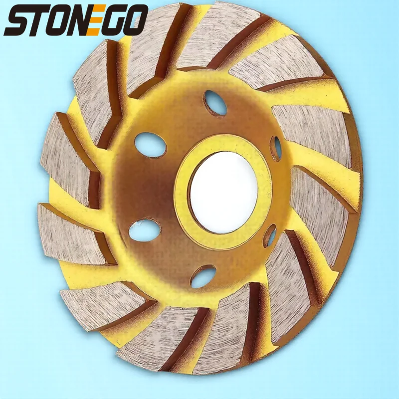 

Double Row Concrete Grinding Blades Stonego Diamond Cup Discs Grinding Wheels for Stone Concrete Cutting Tools
