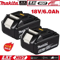 100% Genuine Makita 6Ah/5Ah/3Ah for Makita 18V Battery BL1840 BL1830B BL1850B BL1850 BL1860 BL1815 Replacement Lithium Battery