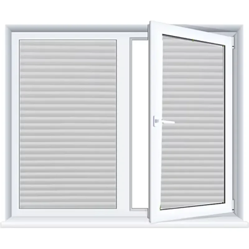 30mm Aluminum Alloy Frame Louver Window with Fireproof Feature for Industrial Building and Bathroom Ventilation