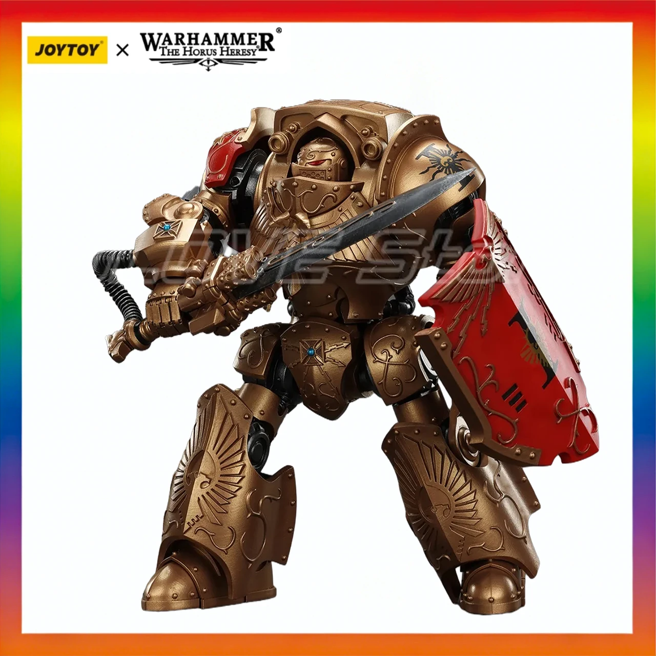 

В наличии Оригинальная фигурка JOYTOY Warhammer 40K Legio Custodes Contemptor-Galatus Dreadnought 1/18, модель для коллекционирования, подарок, игрушка