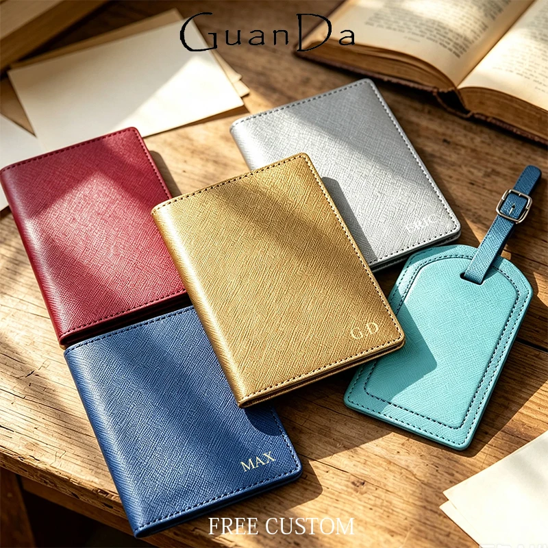 Women Accessories Business Name - 사피아노 가죽 여행용 여권 케이스 맞춤