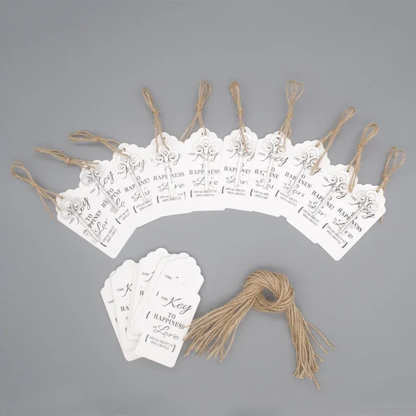 50 Stück/Set Schlüssel-Flaschenöffner im Vintage-Stil als Andenken für Paare, romantische Hochzeitsdekoration & praktisches Gastgeschenk, einzigartiges Hochzeitsgeschenk – Detail 7