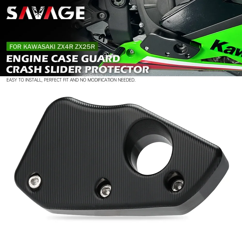 

ZX4R ZX25R Engine Case Crash Slider Protector For KAWASAKI ZX-4R ZX-4RR ZX400 R RR NINJA Motorcycle Right Crankcase Guard Cover