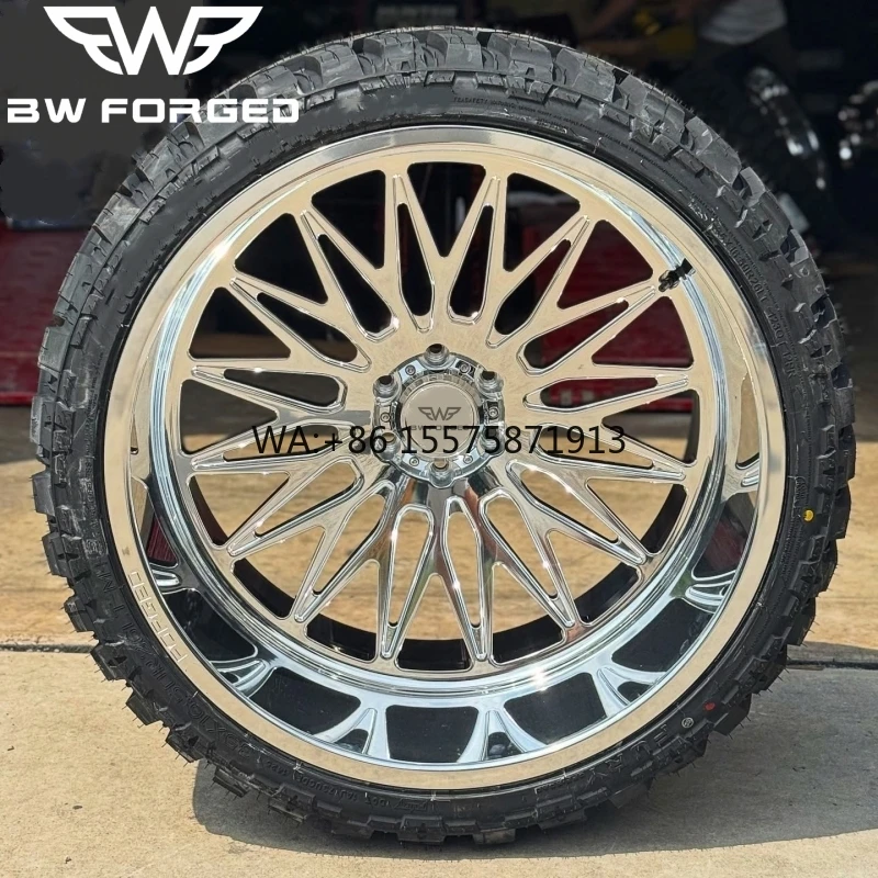 

20x10 22x12 24x12 24x14 26x12 26x14 26x16 20x12 Inch KG1 Forged Aluminum Alloy Truck Forged Wheels for PLAGUE DR GMC DENANI