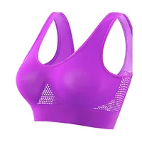 Beau dos soutien-gorge de sport antichoc course Fitness Anti-affaissement Collection supérieure soutien doux haute résistance gilet de Yoga pour femmes 4