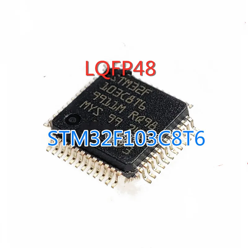 1PCS/LOT 100% Quality STM32F103C8T6 STM32F103 LQFP-48 SMD 32-bit microcontroller In Stock New Original