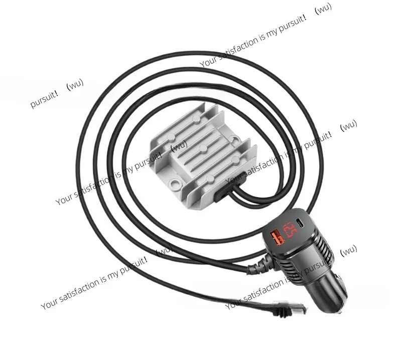 Suitable for 12V24V to 30V3.5A power converter mini car cable digital display boost power supply