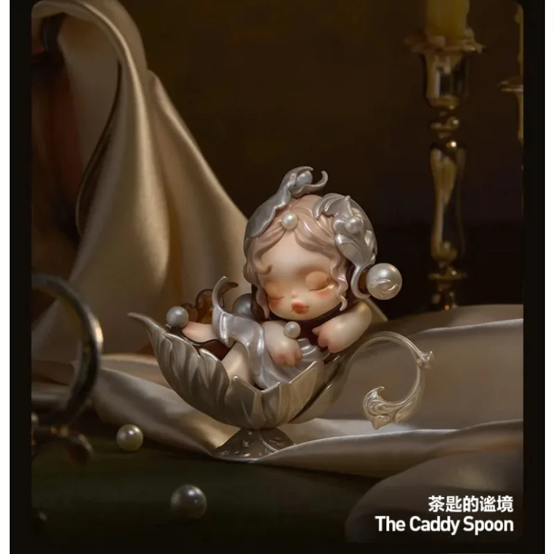 POPMART подлинный продукт, серия обеденных столов «Череппанда», фигурки слепых коробок, милые и очаровательные подарки на день рождения