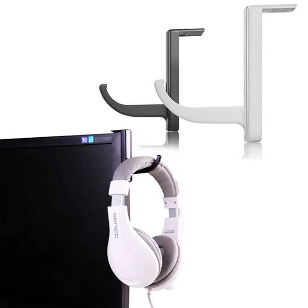 Durable for Internet Bar ABS PC Accessories Headphone Stand Hanger Earphone Rrack Bracket Headset Holder Wall PC Monitor Stand