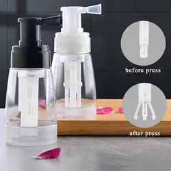 180ML Refillable Hair Salon Powder Spray Bottle Fiber Applicator Glass Talcum Powder Container Hairstyling Styling  Accessories