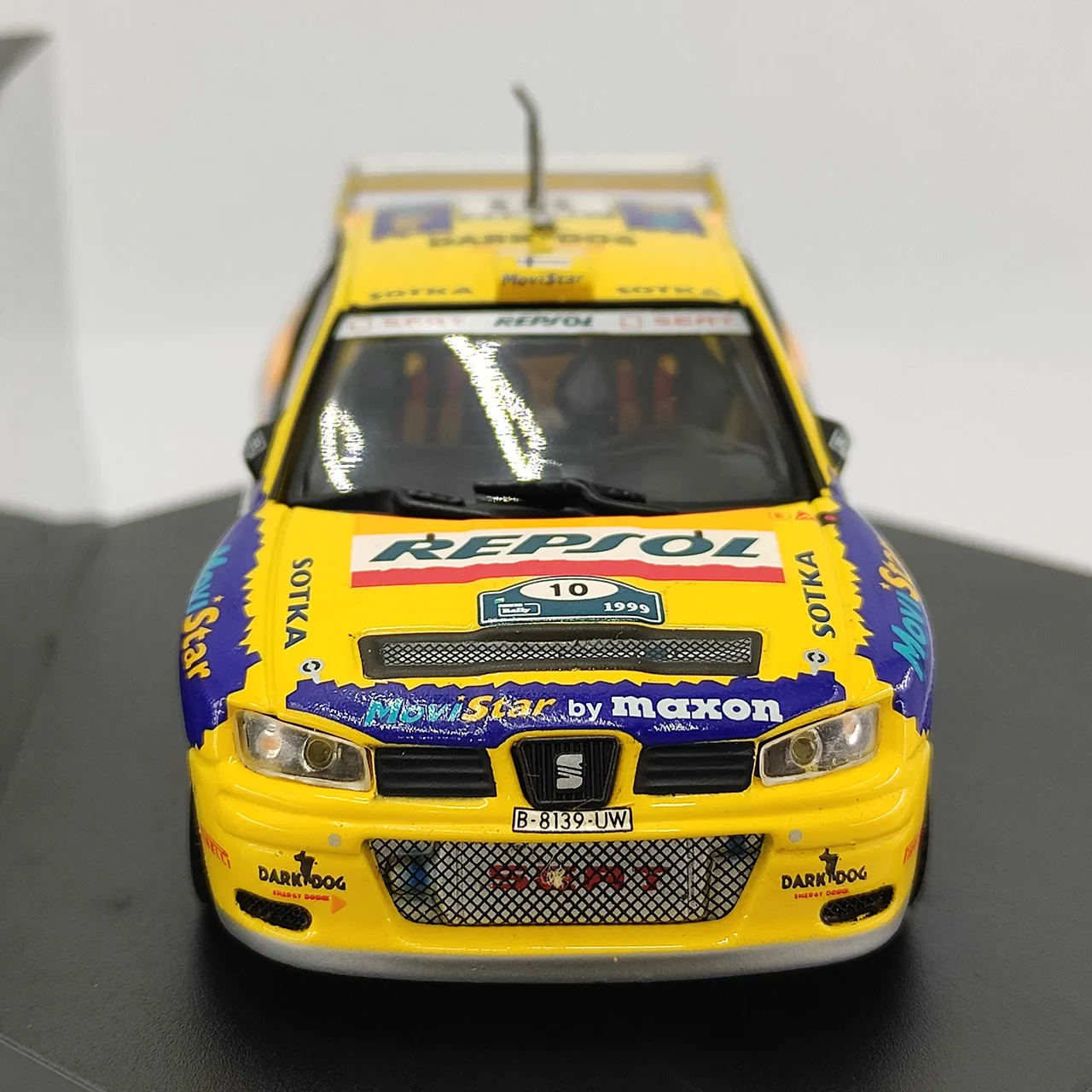 

1:43 Scale Diecast Alloy SEAT CORDOBA WRC E2 Toys Racing Cars Model SKM101 Classics Nostalgia Adult Gift Souvenir Static Display