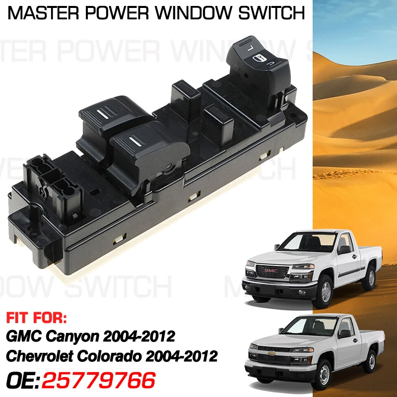 

Electric Master Car Power Window Switch Lifter 25779766 14+8 Pins For GMC Canyon Chevrolet Colorado 2004-2012 8257797660