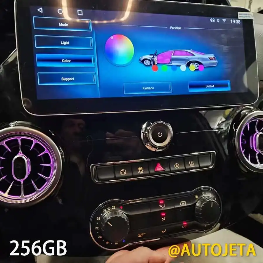 Android 15 Car Radio 12.3Inch 2Din For Mercedes Benz Vito 116 2016 Stereo Receiver GPS Navigation DSP Video Carplay Player 128GB