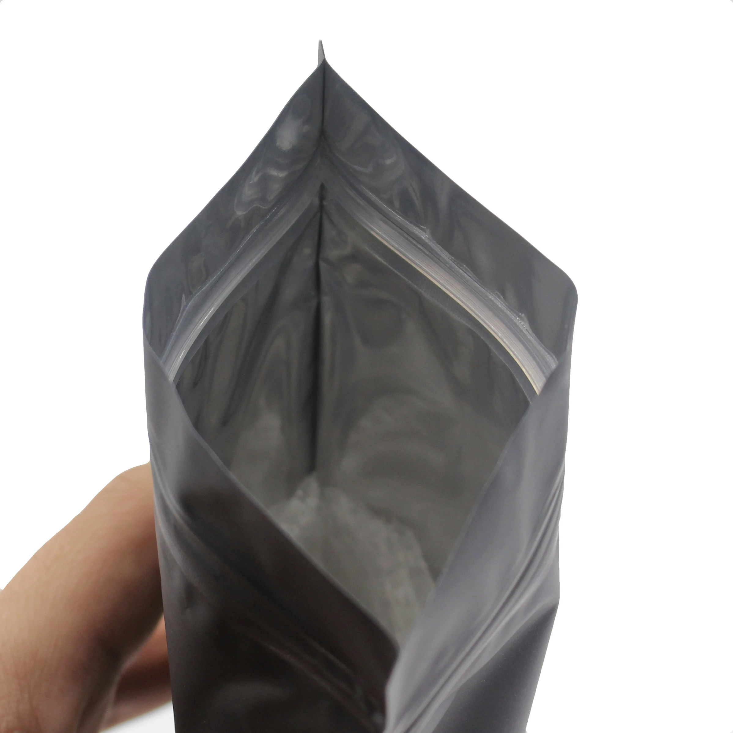 6x8cm Small Heat Sealable Matte Aluminum Foil Zip Lock Plastic Bags Smell Proof Jewelry Flat Pouches Mini Gift Package Bags