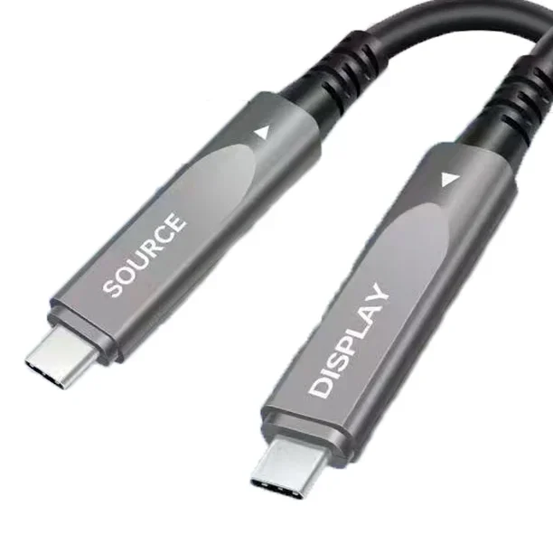 Type C  8K/60Hz   4K/144Hz USB 3.2 Gen2 10Gbps Fiber Cable Standard C-Type Male to C-Type Male