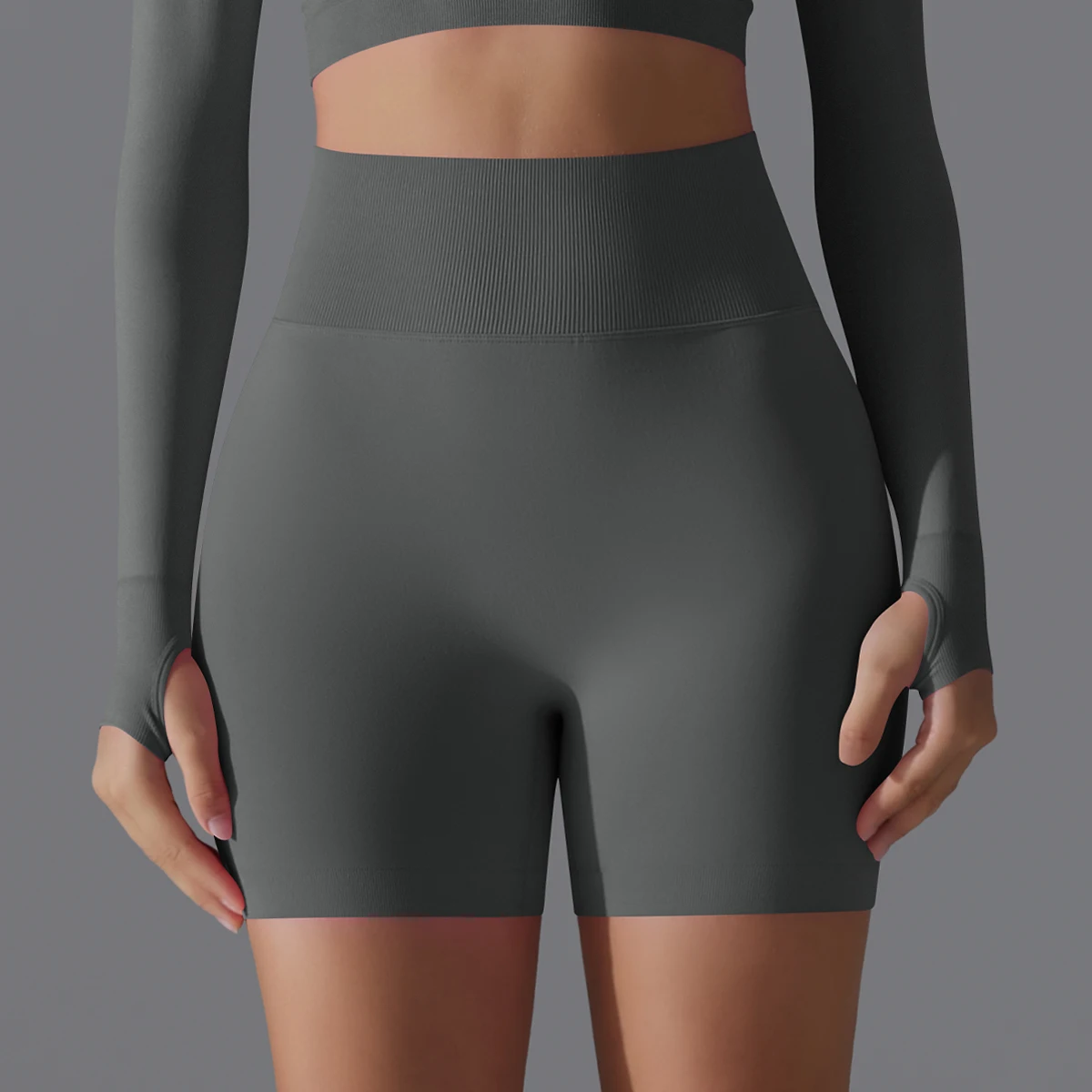 Women Shorts Seamless Yoga Sports Shorts For Women Cycling Jogging Fitness High Waist Push Up Gym Shorts Leggings Yoga Clothing
