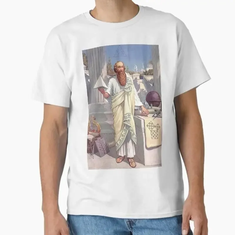 Pythagoras Mathematician Classic T Shirt Made in US AUS Size S 2XL