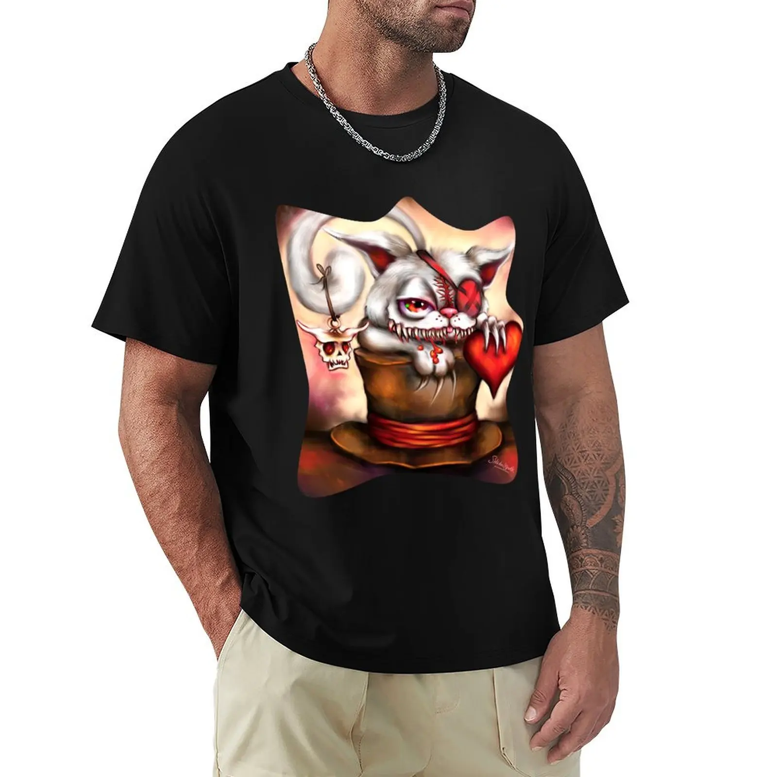 

Creepy Zombie Monster Cat T-Shirt Louboutins T-shirts man aesthetic clothes mens t shirts