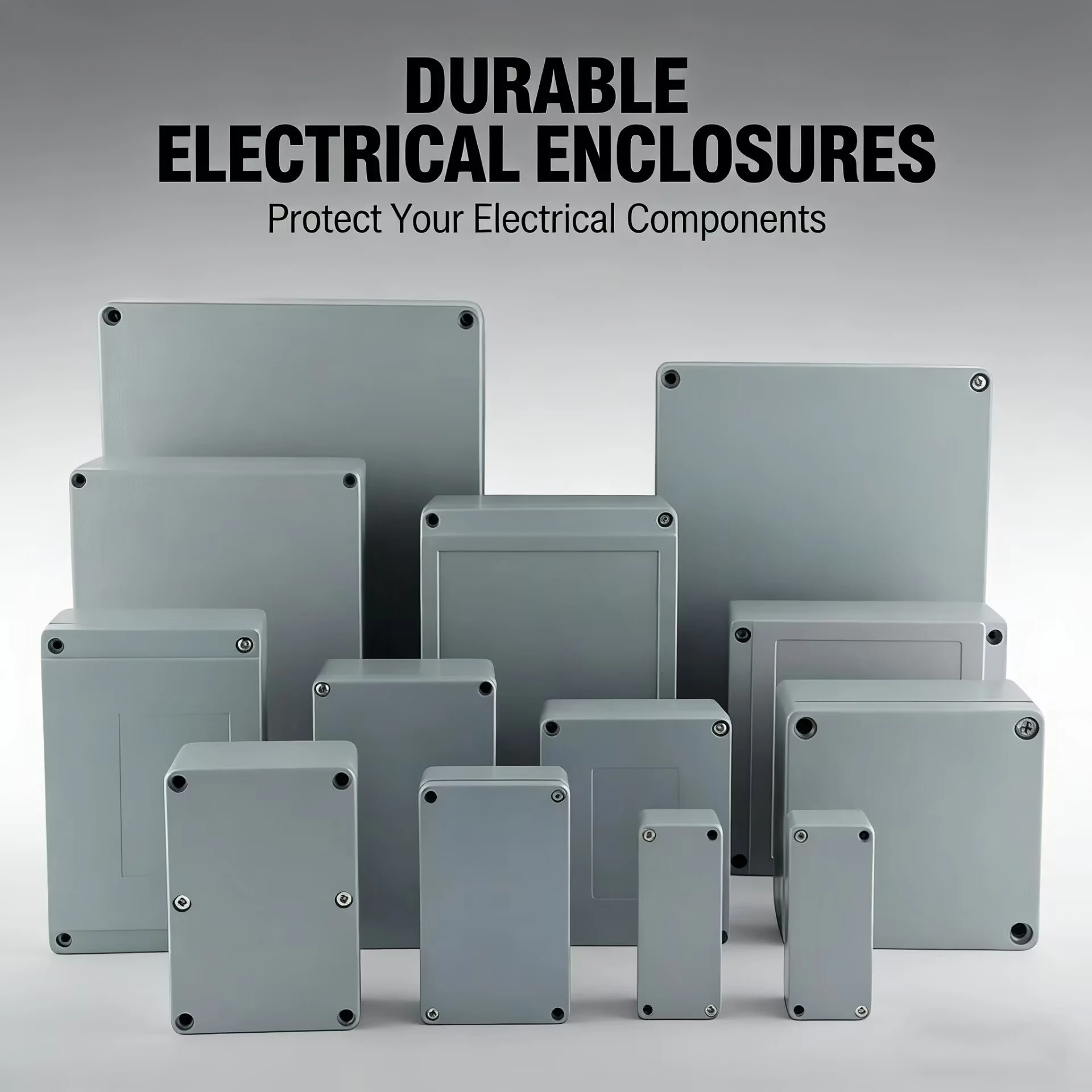 IP67 Explosion-Proof Electronic Equipment Housing Waterproof Industrial Junction Box Outdoor Aluminum Protective Box
