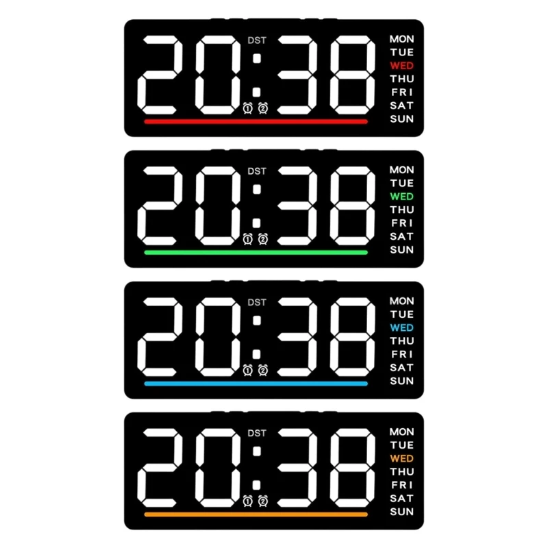 Electronic Timepieces Date Temperature Display 24 Hour Calendar Clock